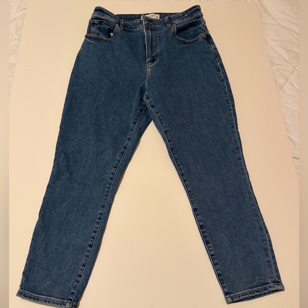 Abercrombie & Fitch Curve Love High Rise Super Skinny Ankle Jeans 31 12S